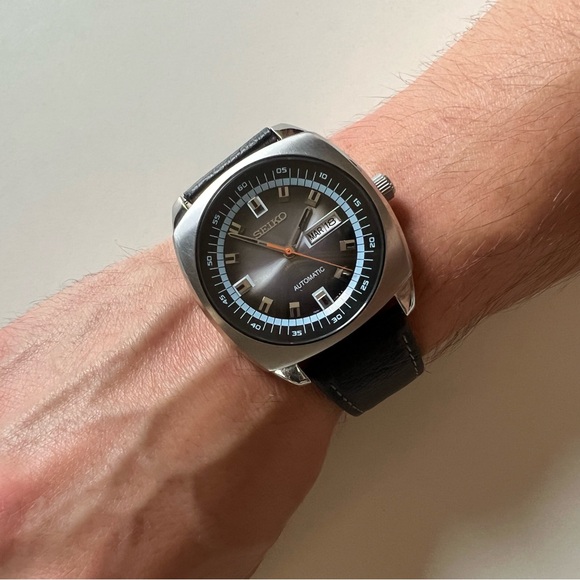 SEIKO AUTOMATIC 21 JEWEL DAY/DATE STAINLESS STEEL 45MM WATCH 7S26-04BO - Picture 12 of 12